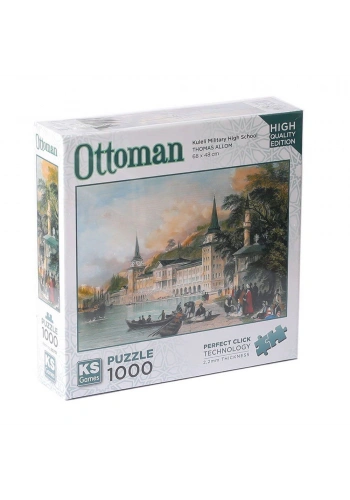 Ks Games Puzzle 1000 Parça Kuleli Askeri Kislasi 20737