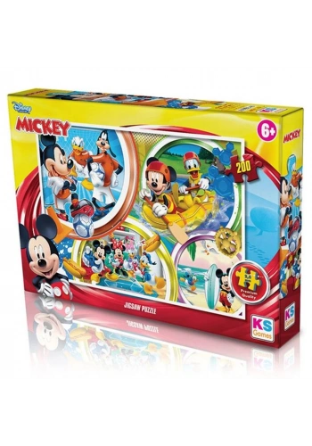 Ks Games Puzzle 200 Parça Mickey Mouse 113