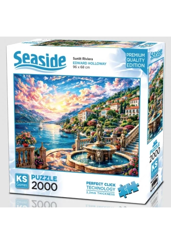 Ks Games Puzzle 2000 Sunlit Riviera 22541