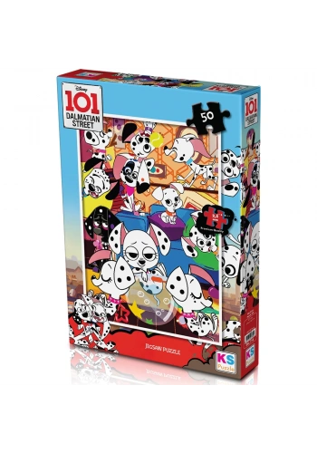 Ks Games Puzzle 50 Parça 101 Dalmatian 709