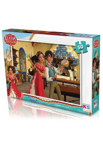 Ks Games Puzzle 50 Parça Elena Avalor 709