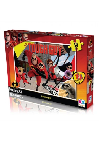 Ks Games Puzzle 50 Parça Incredıbles 2 INC 709