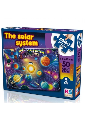 Ks Games Puzzle 50 Parça Planets Of Solar System Jumbo JP 31014