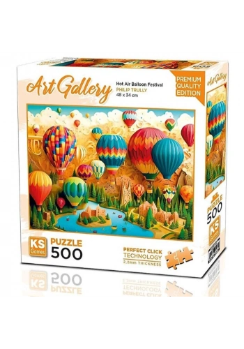 Ks Games Puzzle 500 Hot Air Balloon Festival 20086