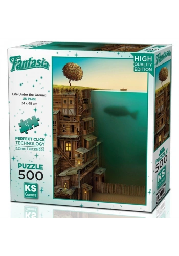Ks Games Puzzle 500 Parça Life Under The Ground 20045