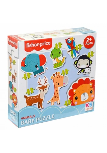 Ks Games Puzzle Fisher-Price Baby Puzzle Anımals Fp 13413