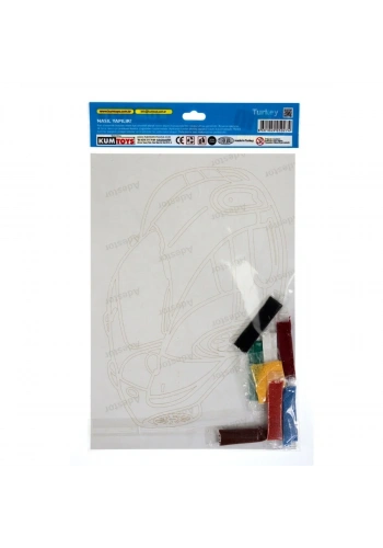 Kumtoys Kum Boyama Set 23x33cm Araba