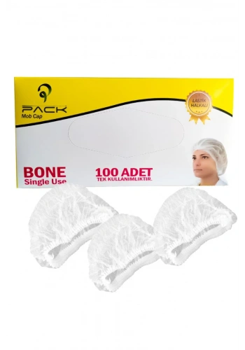 Kutulu BONE Tek Kullanımlık Lastik Halkalı 100 Adet