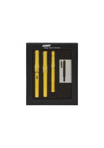LAMY SAFARI 3LU KALEM SETI DRV SEFFAF K SARI