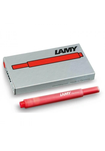 Lamy T10 Dolma Kalem Kartuşu 5li Kutu KIRMIZI
