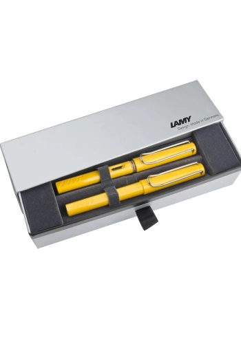 Lamy Takım Kalem Dolma+Roller Kalem Safarı Sarı 18-M-318