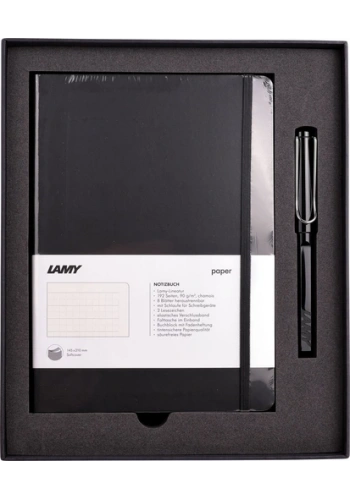 LAMY YUMUŞAK KAPAK A5 DEFTER VE SİYAH ROLLER SET