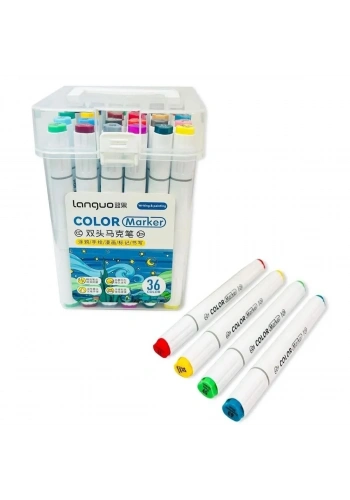 Languo Çift Uçlu Marker Seti 36lı