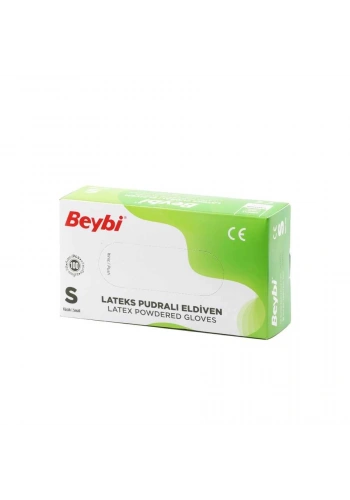 Lateks Eldiven Pudralı Small (Küçük) - 100 Adet