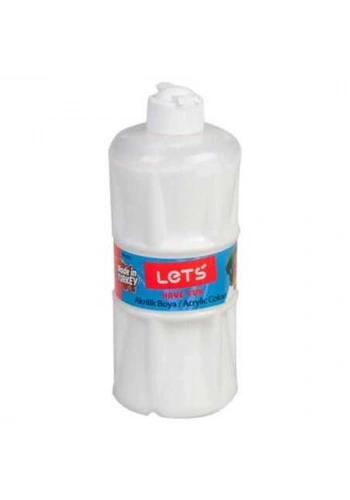 Lets Akrilik Boya 500 ML Beyaz L-5300