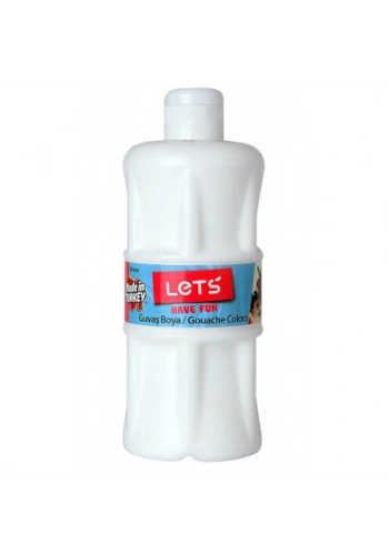 Lets Guaj Boya 500 ML Plastik Beyaz L-5100