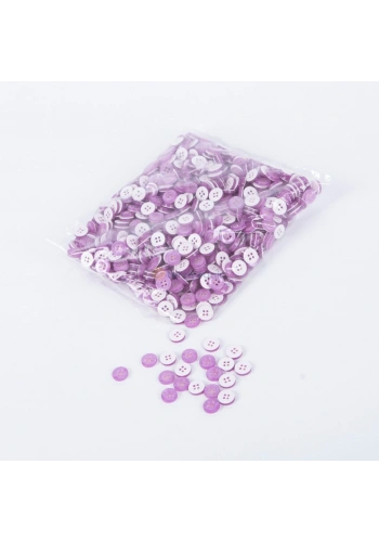 Lila Saks Gömlek Düğmesi 100 Adet
