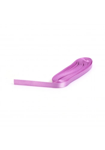 Lila Saten Kurdele 1 Cm