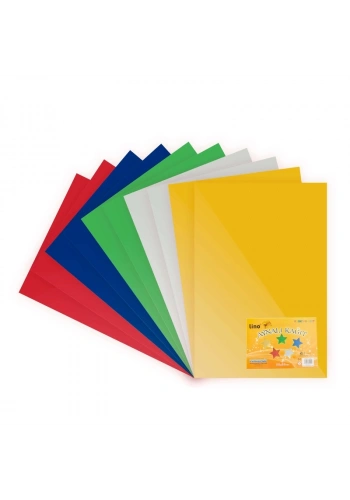 LİNO 2708J AYNALI KAĞIT 23x33 5 RENK 10LU