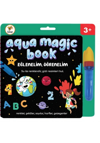 Lino Aqua Magic Book Sihirli Boyama Kitabı EĞLENELİM, ÖĞRENELİM