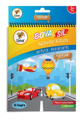 Lino Boya & Sil Aktivite Boyama Kitabı A5 Araçlar
