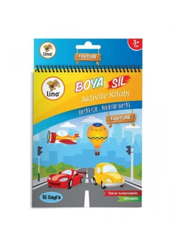 LINO BS-1001 BOYA SİL BOYAMA KİTABI ARAÇLAR