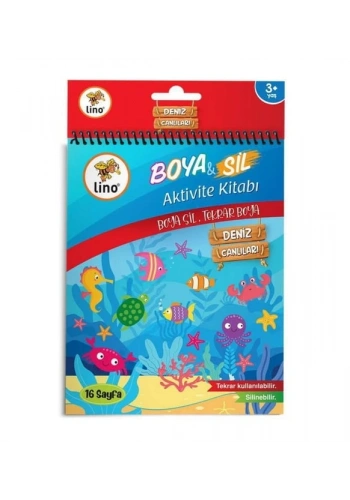 LINO BS-1002 BOYA SİL BOYAMA KİTABI DENİZALTI