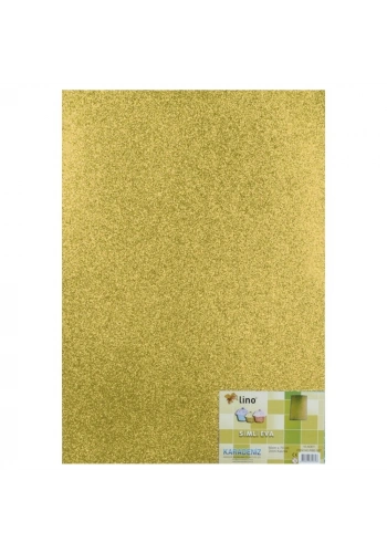 Lino Eva 50x70 Cm.Altın 2 MM Simli