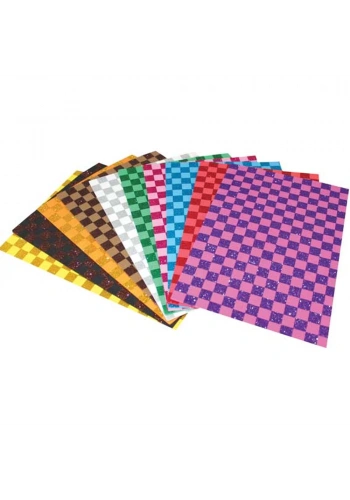 Lino Eva Kare Desenli 20x30 2 MM 10 Renk Simli 2801J-3