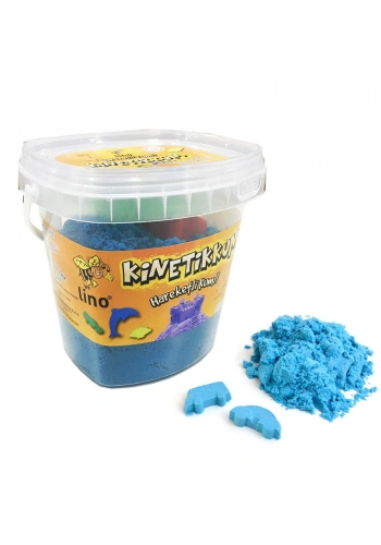 Lino Kinetik Kum Kovalı 500 GR 3 LÜ Kalıp Mavi LN-500M