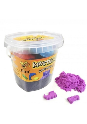 Lino Kinetik Kum Kovalı 500 GR 3 LÜ Kalıp Mor LN-500MR