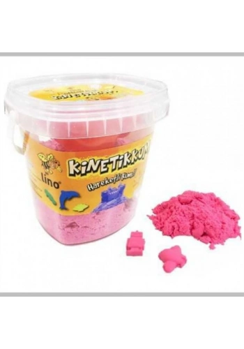 Lino Kinetik Kum Kovalı 500 GR 3 LÜ Kalıp Pembe LN-500P