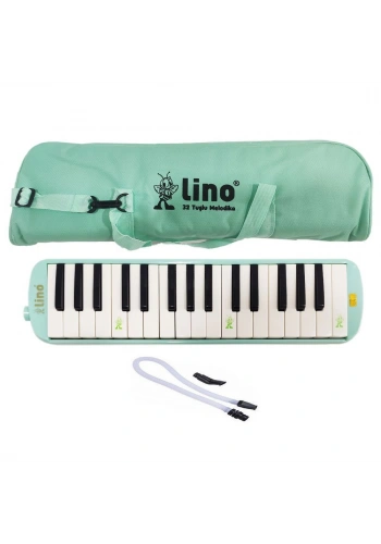 Lino Melodika 32 Tuşlu Bez Çantalı PASTEL YEŞİL