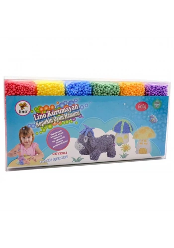 Lino Oyun Hamuru Kurumayan Köpüklü 10 Gr Pvc 6 Lı 152017