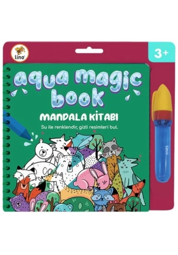 Lino Sihirli Boyama Kitabı Aqua Magic Book Mandala TFL-1003