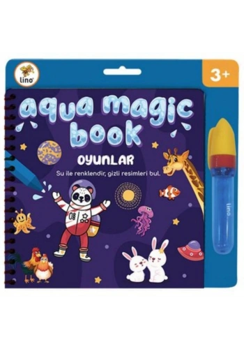 Lino Sihirli Boyama Kitabı Aqua Magic Book Oyunlar TFL-1002