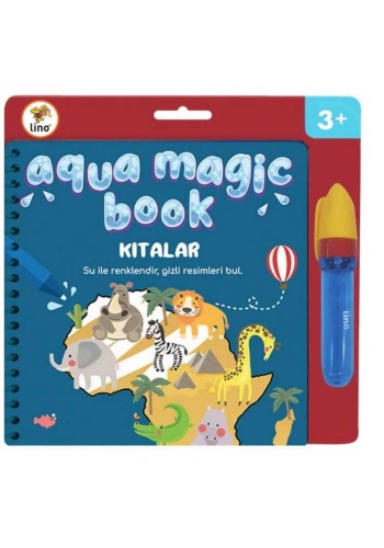 LINO TFL-1001 AQUA MAGIC BOOK KITALAR SİHİRLİ BOYAMA KİTABI