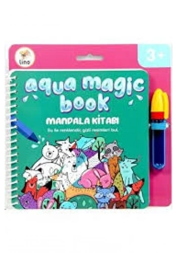 LINO TFL-1003 AQUA MAGIC BOOK MANDALA SİHİRLİ BOYAMA KİTABI
