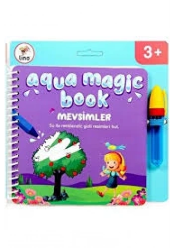 LINO TFL-1005 AQUA MAGIC BOOK MEVSİMLER SİHİRLİ BOYAMA KİTABI