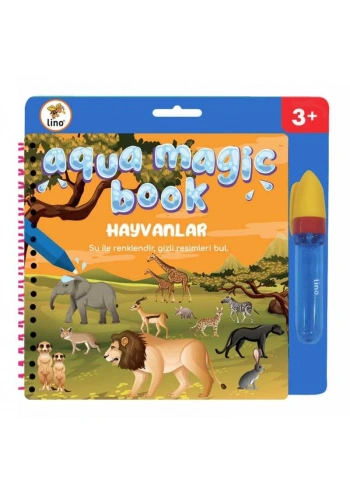LINO TFL-1008 AQUA MAGIC BOOK HAYVANLAR SİHİRLİ BOYAMA KİTABI