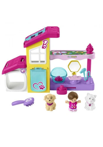 Little Peopledan Barbie Oyun ve Bakım Evcil Hayvan Spası HJW76
