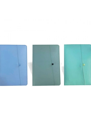 Liz Suni Deri Yeni Soft Yandan Cepli Defter 112 Yp 13x21