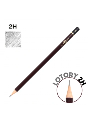 Lotory 6812 Dereceli Eskiz Çizim Kalemi 2H