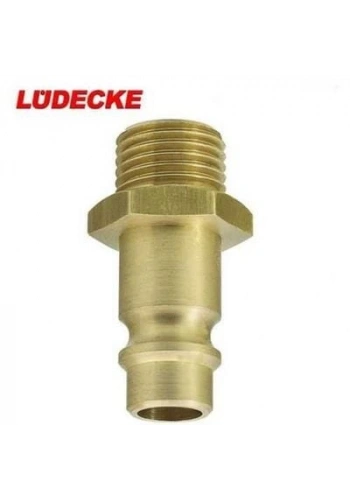 LÜDECKE ES 12 NA Stoper Uç (1/2 İnç Erkek)