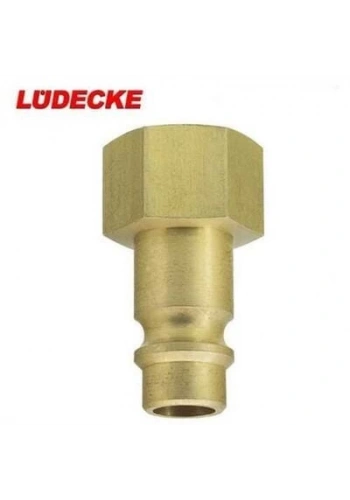 LÜDECKE ES 12 NI Stoper Uç (1/2 İnç Dişi)