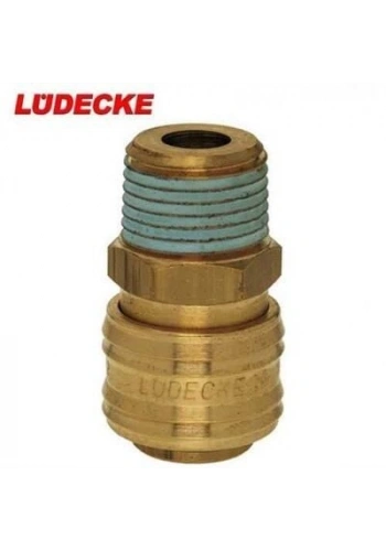 LÜDECKE ES 38 A Stoper Gövde (3/8 İnç Erkek)