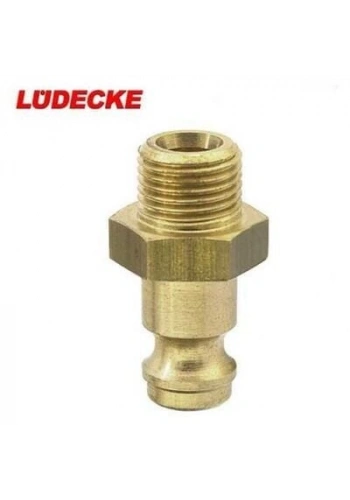 LÜDECKE ESM 14 NA Mini Stoper Uç (1/4 İnç Erkek)