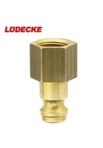 LÜDECKE ESM 18 NI Mini Stoper Uç (1/8 İnç Erkek)