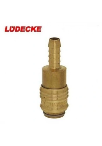 LÜDECKE ESM 6 T Mini Stoper Gövde (Hortum İçin 6mm)
