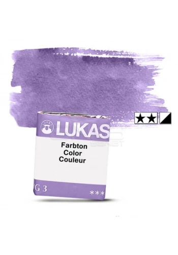 Lukas Aquarell 1862 Artist Yarım Tablet Sulu Boya 1142 Dioxazine Violet Seri 2